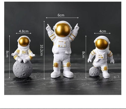 Astronaut Ornament Decor (Set of 3)