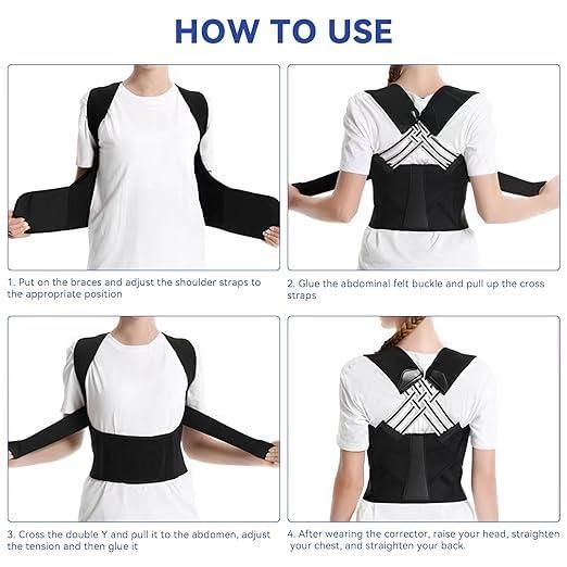 Posture Perfect: Unisex Adjustable Back Support Belt