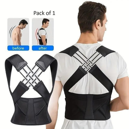 Posture Perfect: Unisex Adjustable Back Support Belt